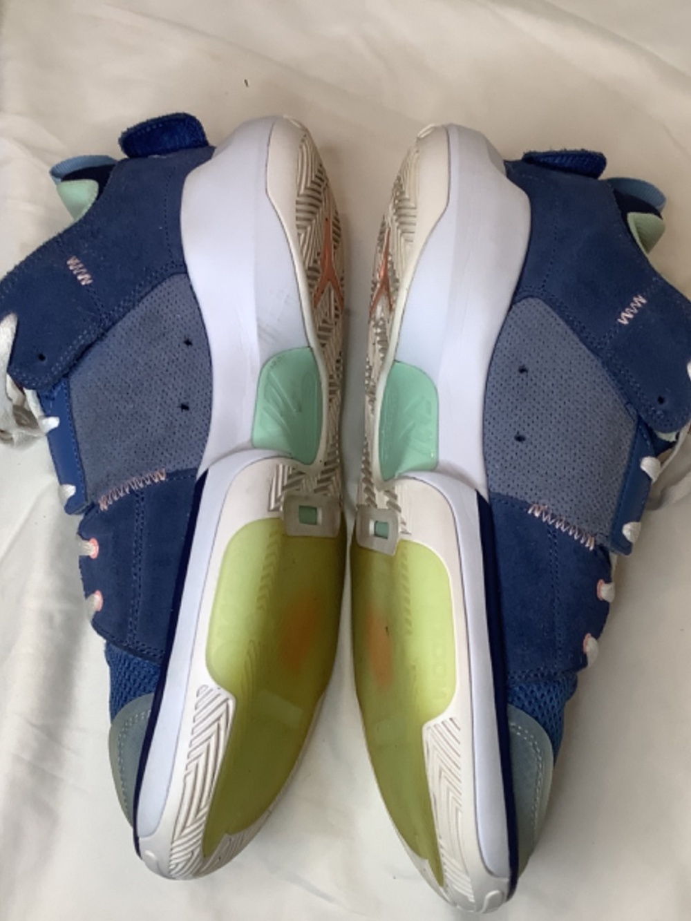 EUC Nike Jordan One Take 5 Men’s Basketball shoes blue sz. 10 - Picture 6 of 16